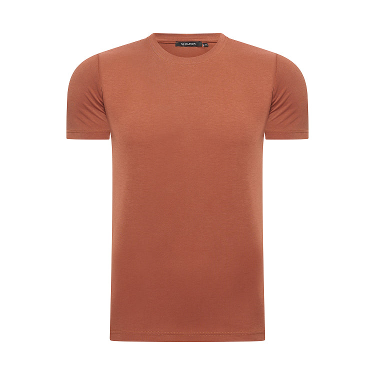 T-SHIRT MODAL ESSENCE - EMBER SAND