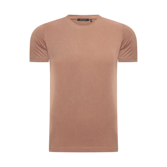 T-SHIRT MODAL ESSENCE - MOCHA