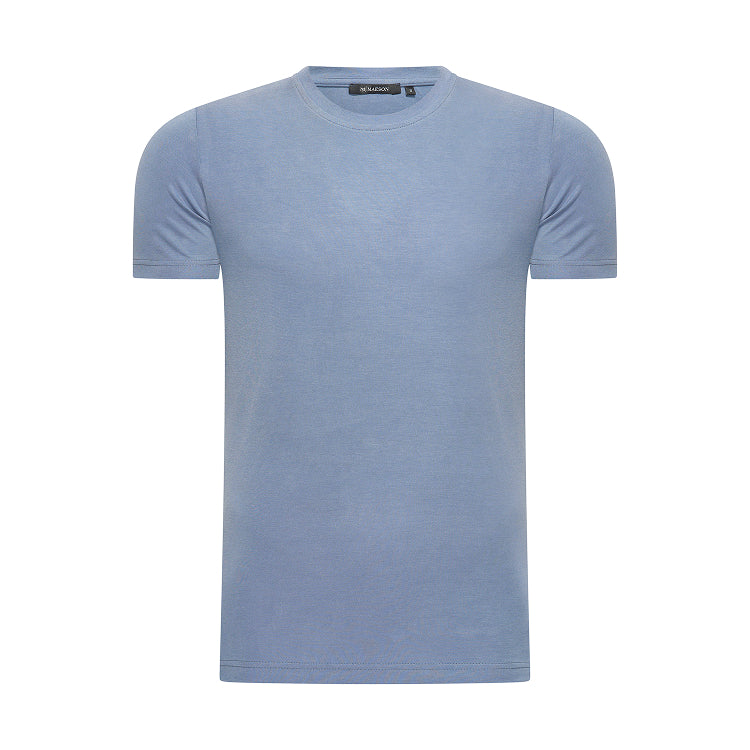 T-SHIRT MODAL ESSENCE - SATIN BLUE