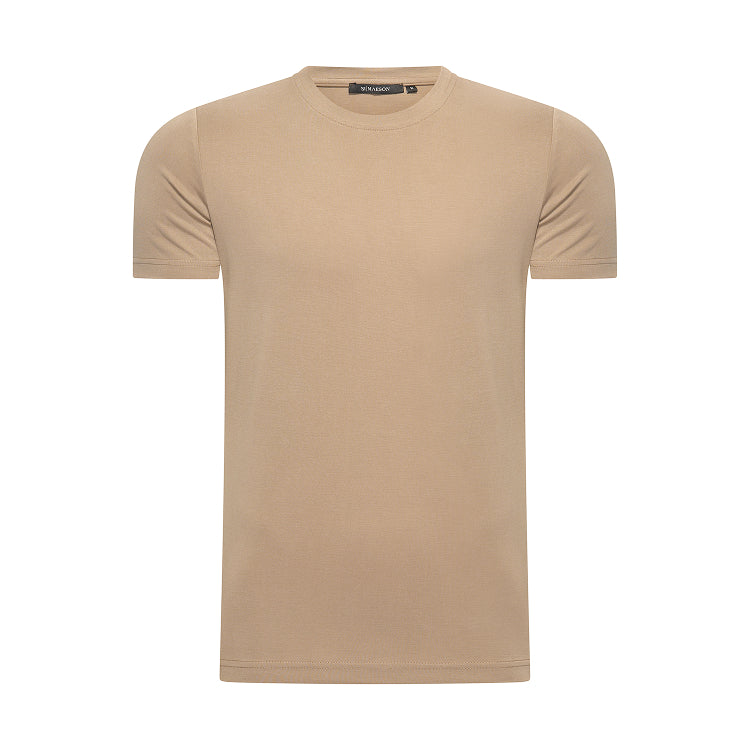 T-SHIRT MODAL ESSENCE - SOFT MOCHA