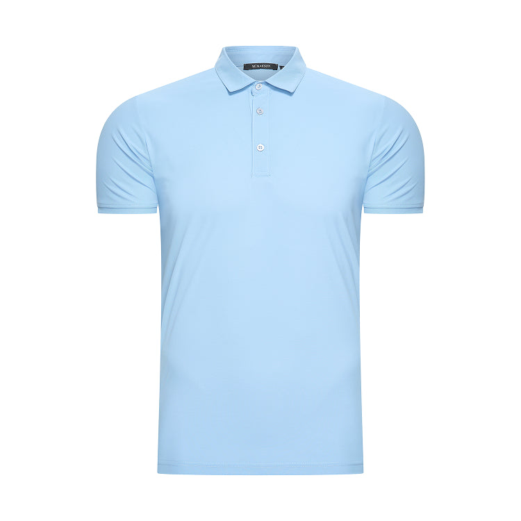 POLO SILKTOUCH PIQUE - AZURE BLUE
