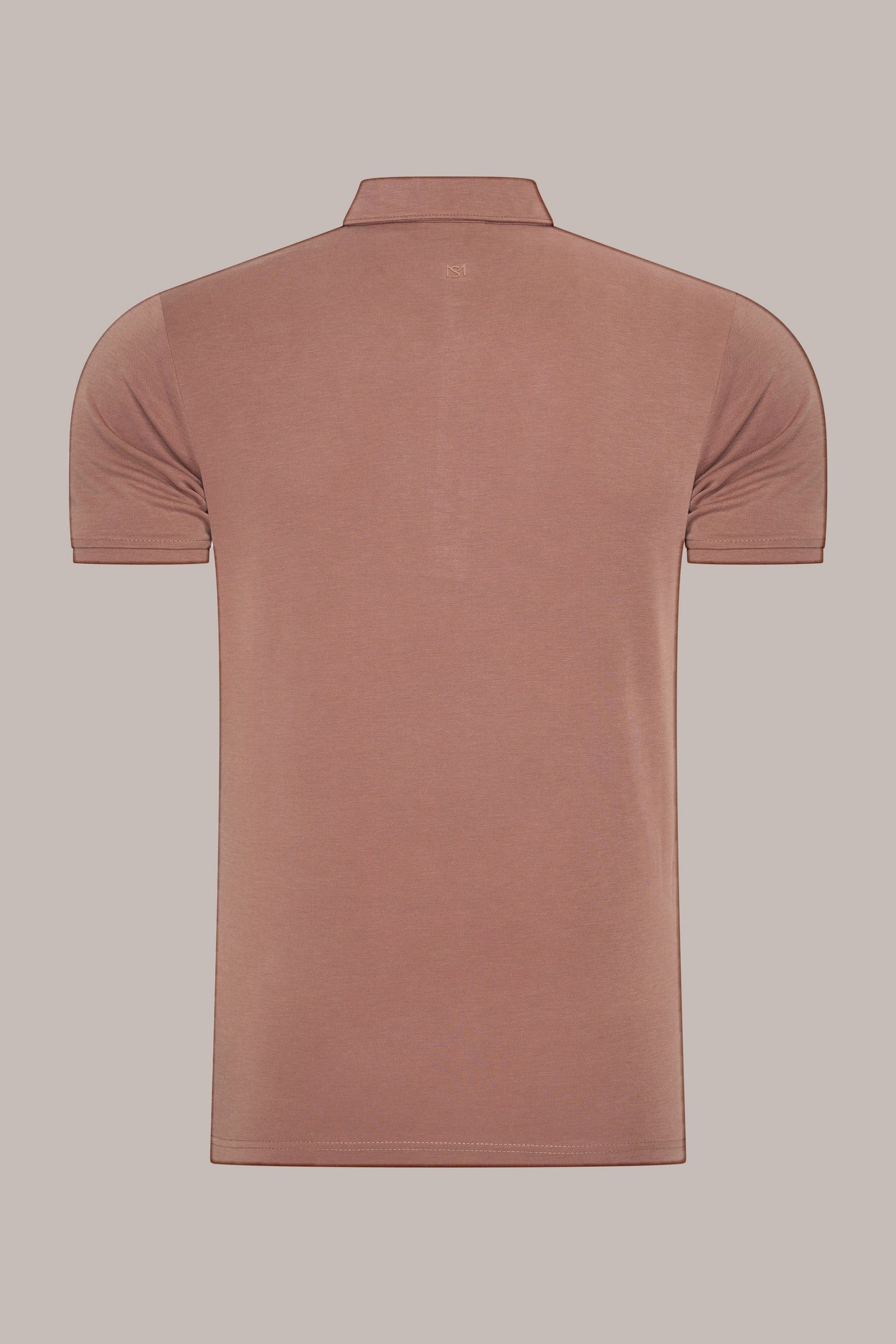 MAESON Polo Modal Essence Soft Mocha — achteraanzicht