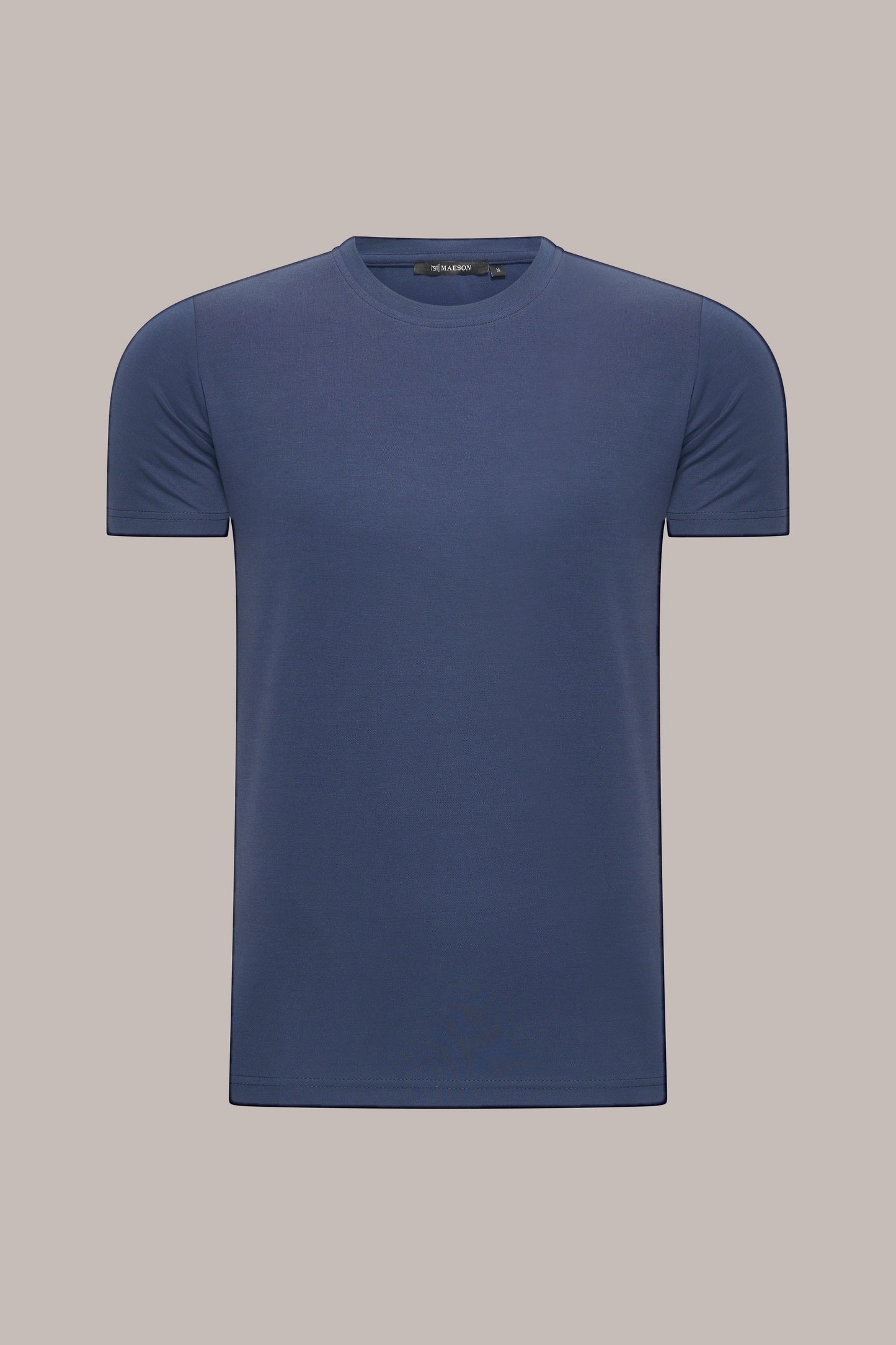 MAESON T-Shirt Modal Essence Midnight Blue — vooraanzicht