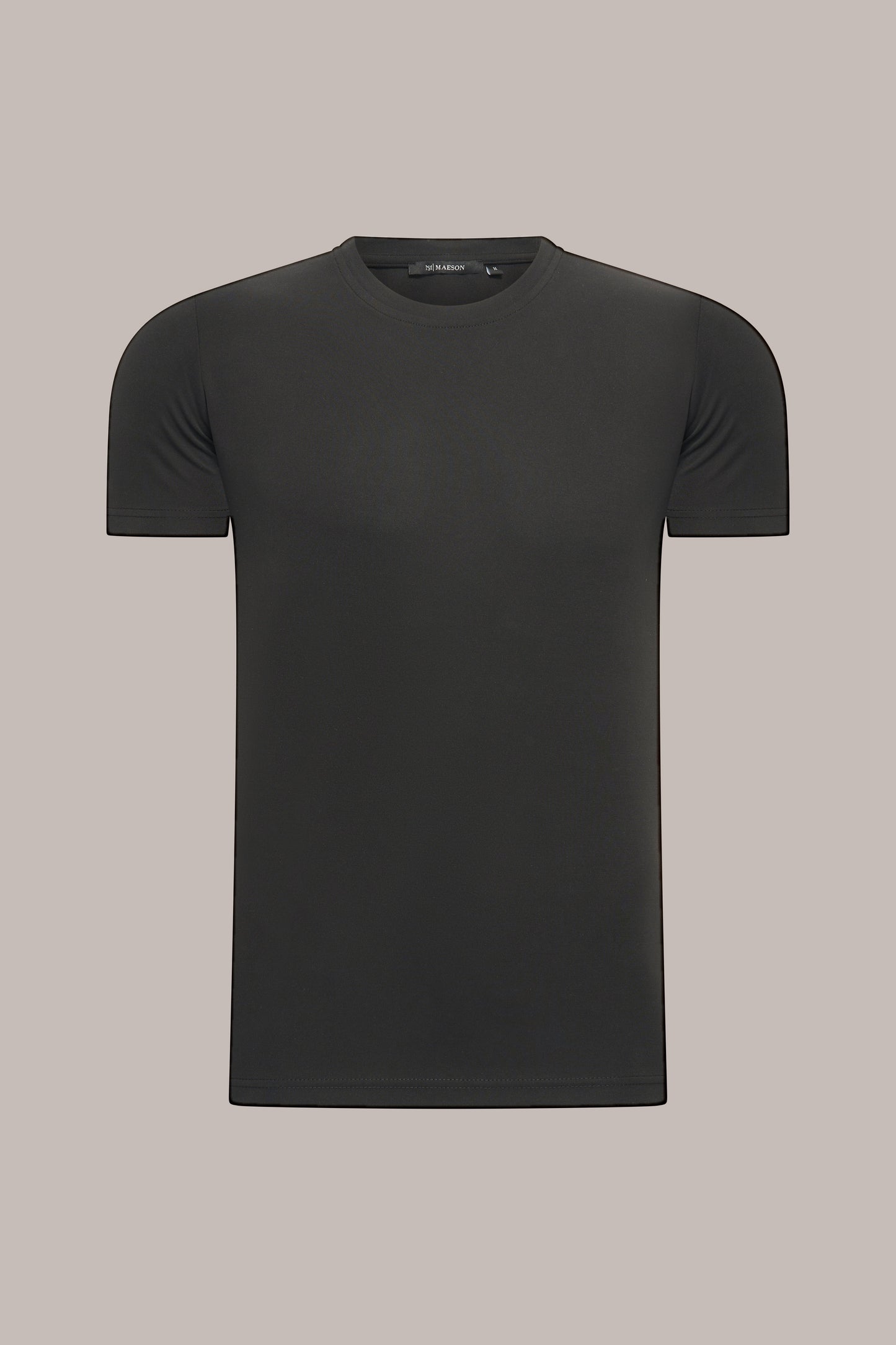 MAESON T-Shirt Modal Essence Onyx Black — vooraanzicht