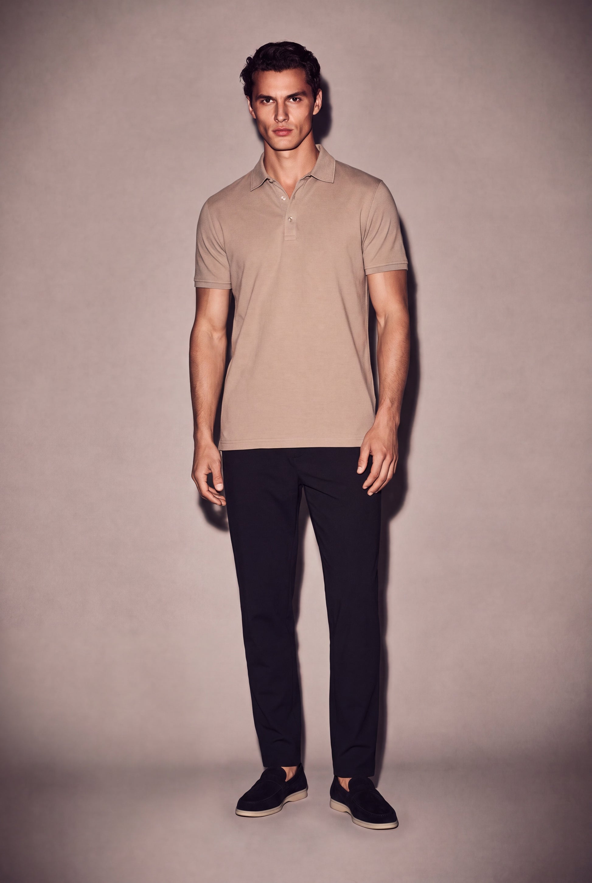 MAESON Polo Modal Essence Mocha — model, foto 1