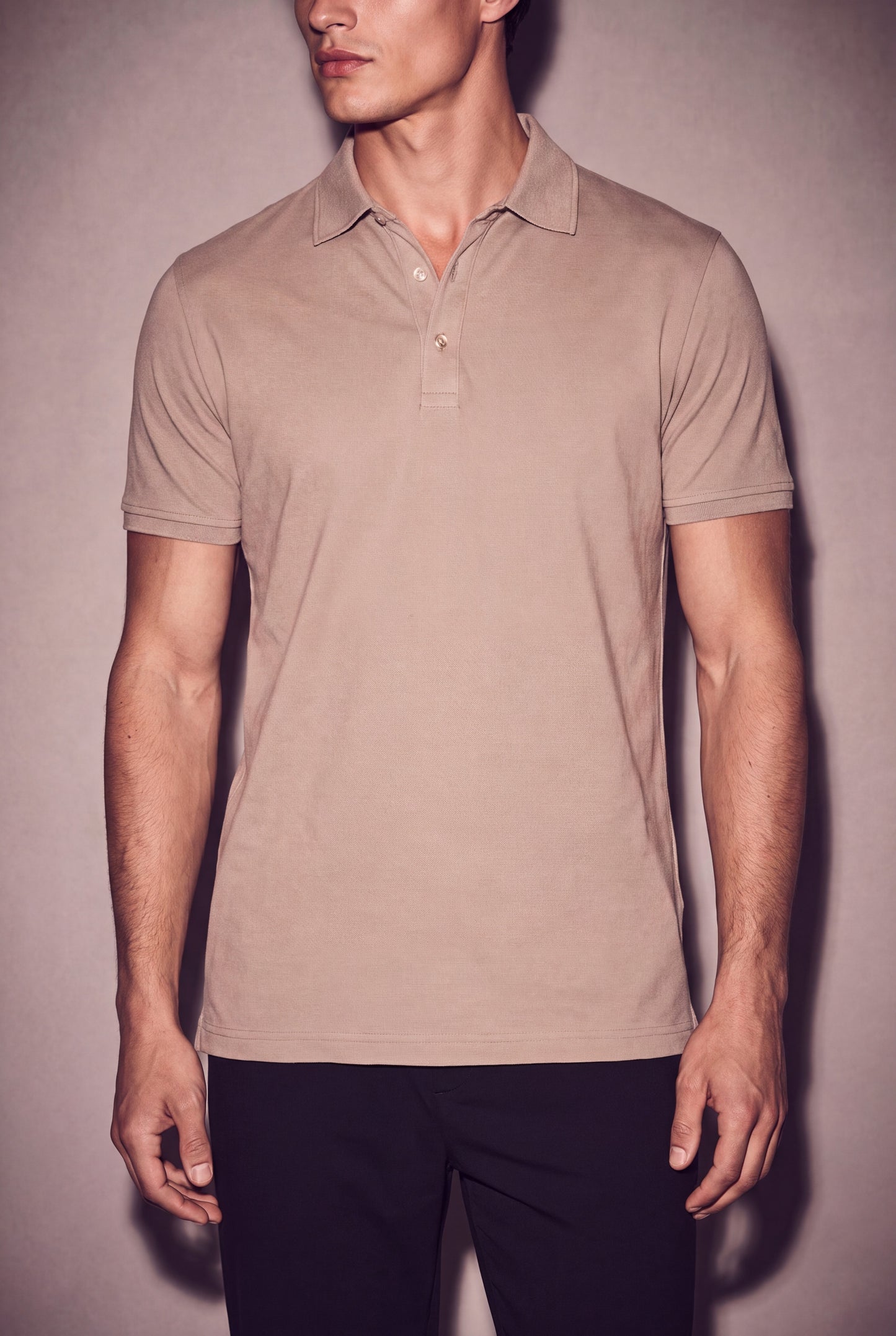 MAESON Polo Modal Essence Mocha — model, foto 3