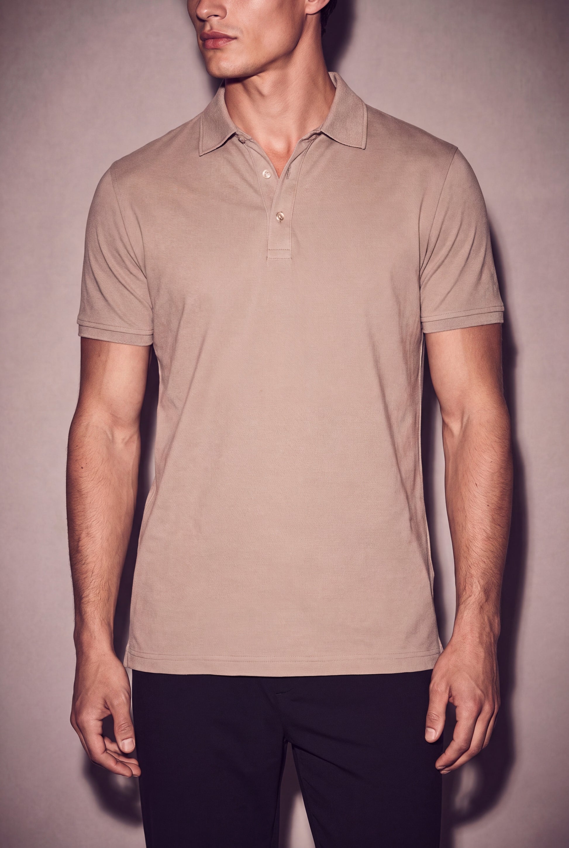 MAESON Polo Modal Essence Mocha — model, foto 3