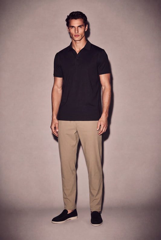 MAESON Polo Modal Essence Onyx Black — model, foto 1