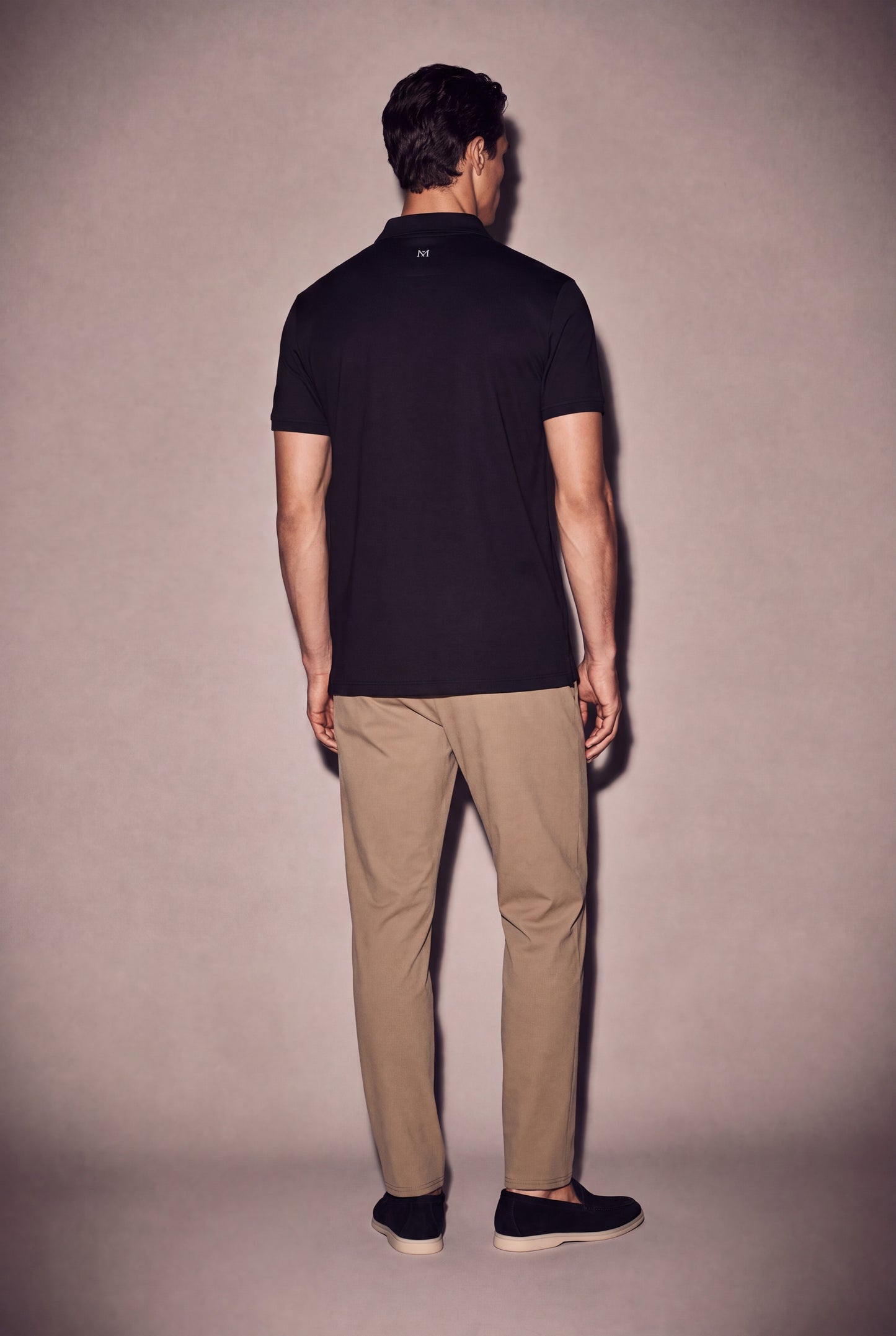 MAESON Polo Modal Essence Onyx Black — model, foto 4
