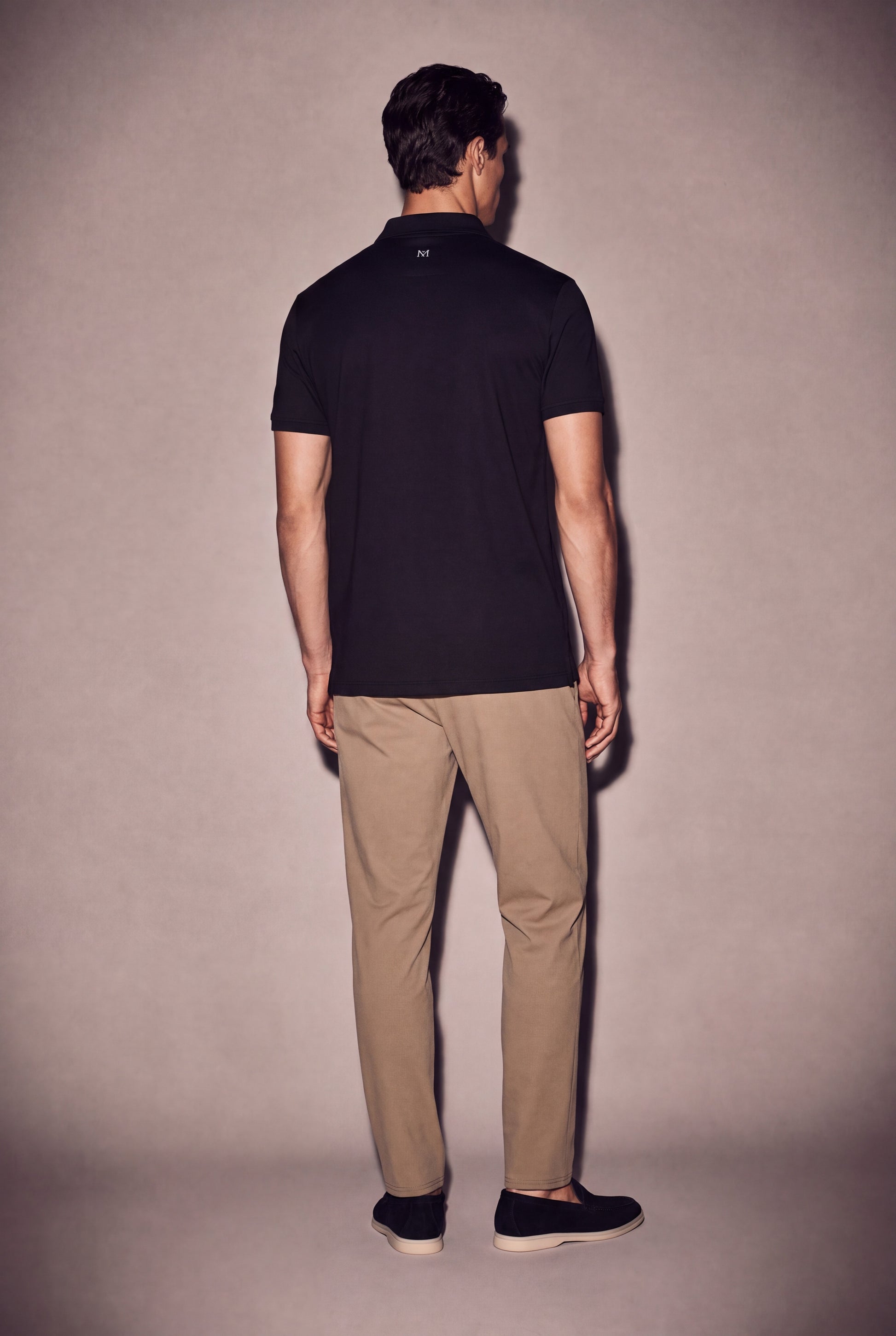 MAESON Polo Modal Essence Onyx Black — model, foto 4