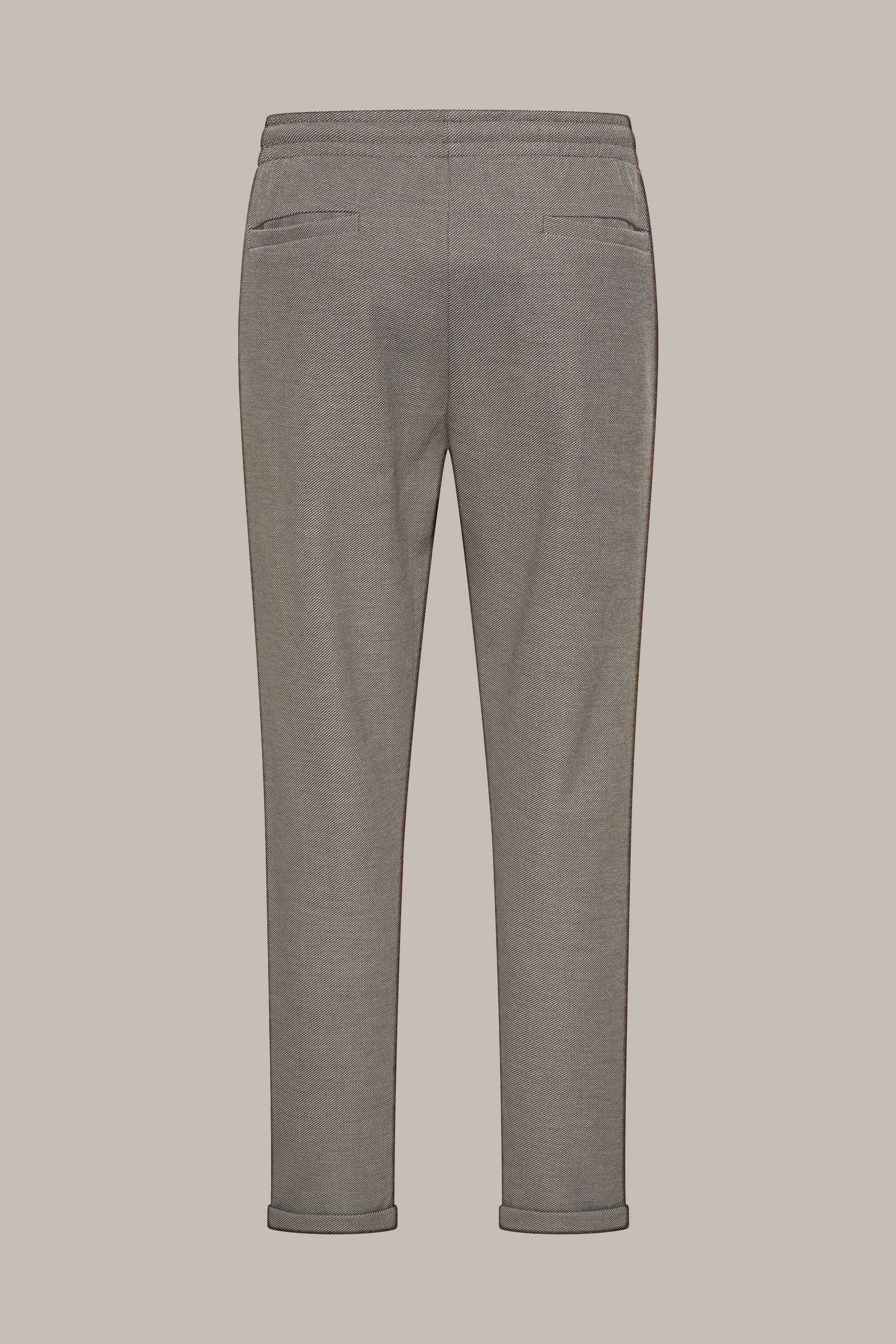 MAESON Knitted Jogg Pants Mocha Brown — achteraanzicht