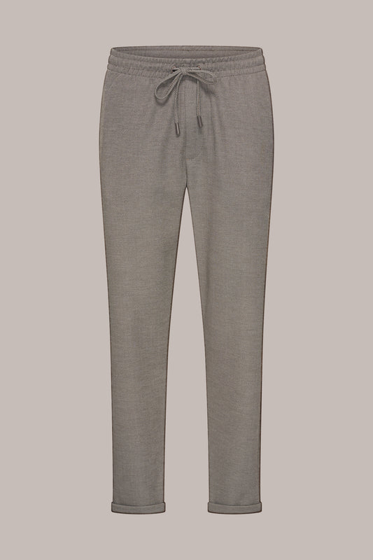 MAESON Knitted Jogg Pants Mocha Brown — vooraanzicht