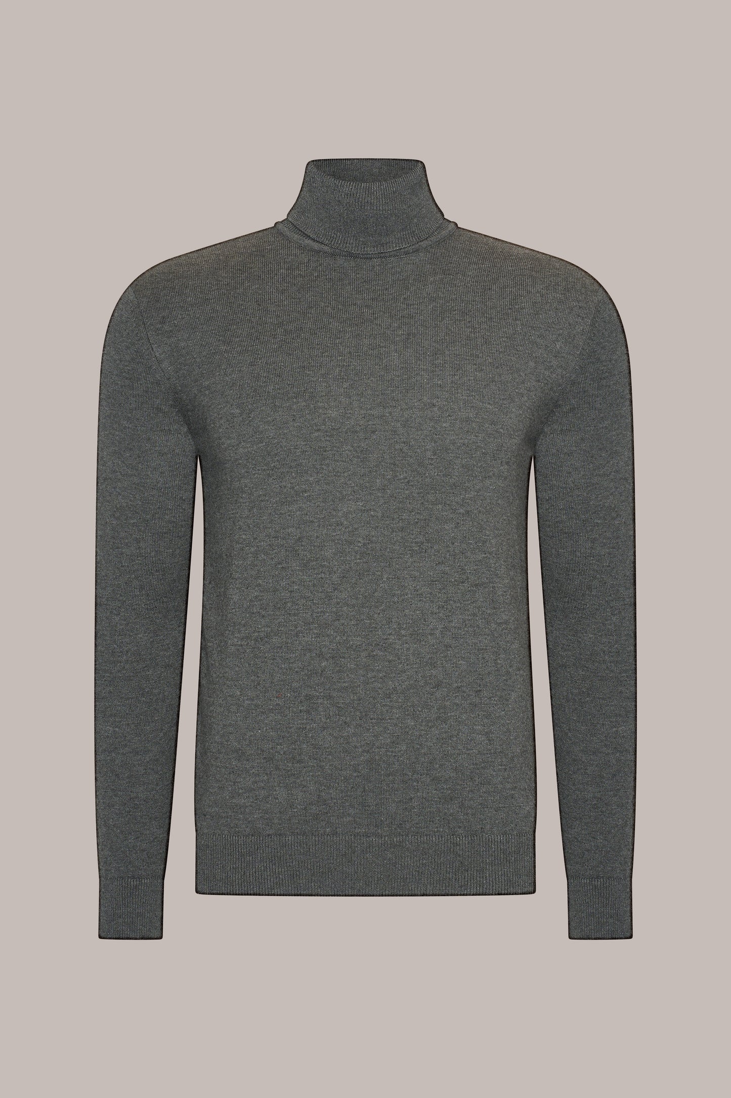 MAESON The Belfort Turtleneck Dove Grey — vooraanzicht