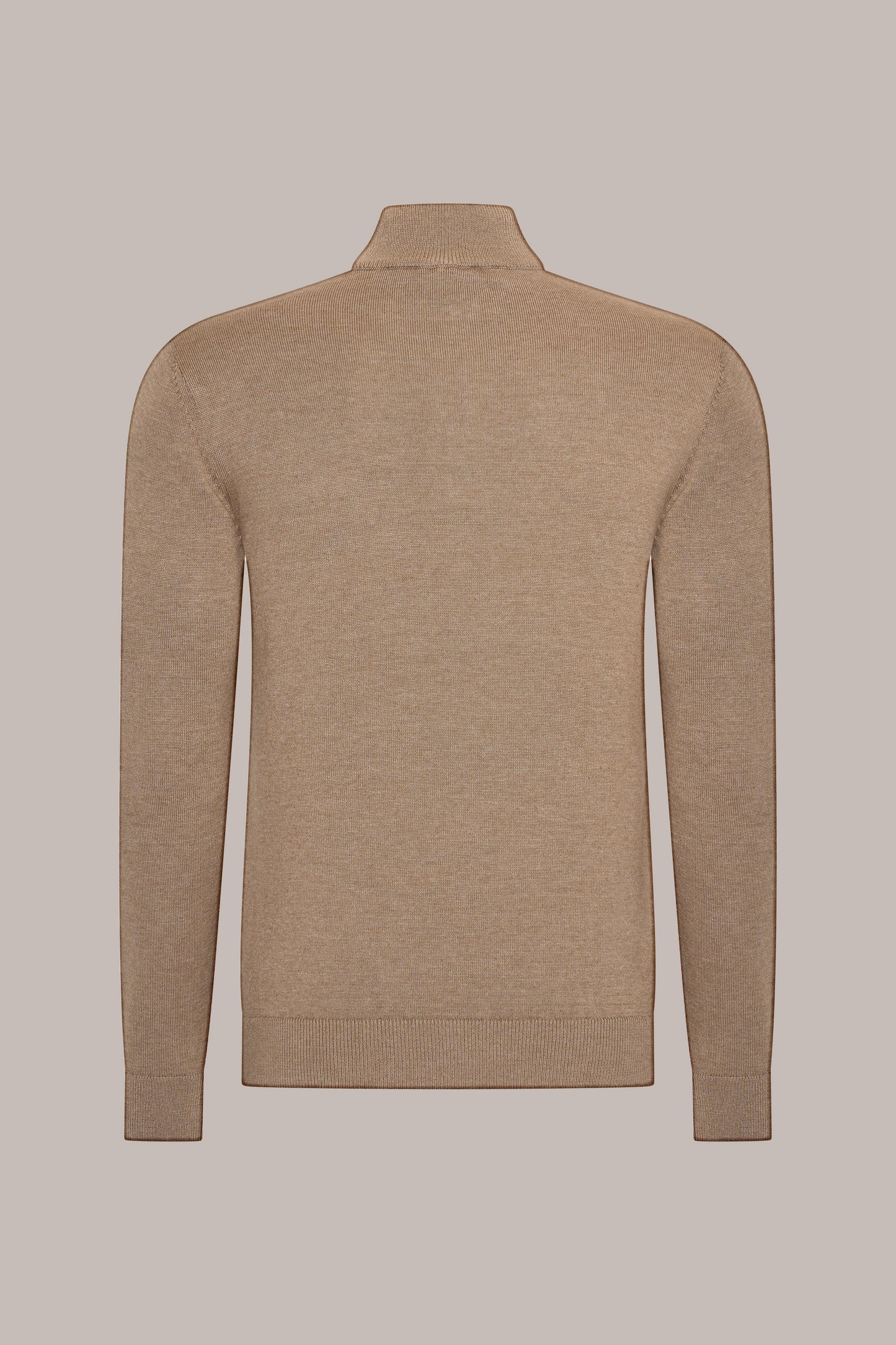 MAESON The Belfort Half-Zip Espresso Luxe — achteraanzicht