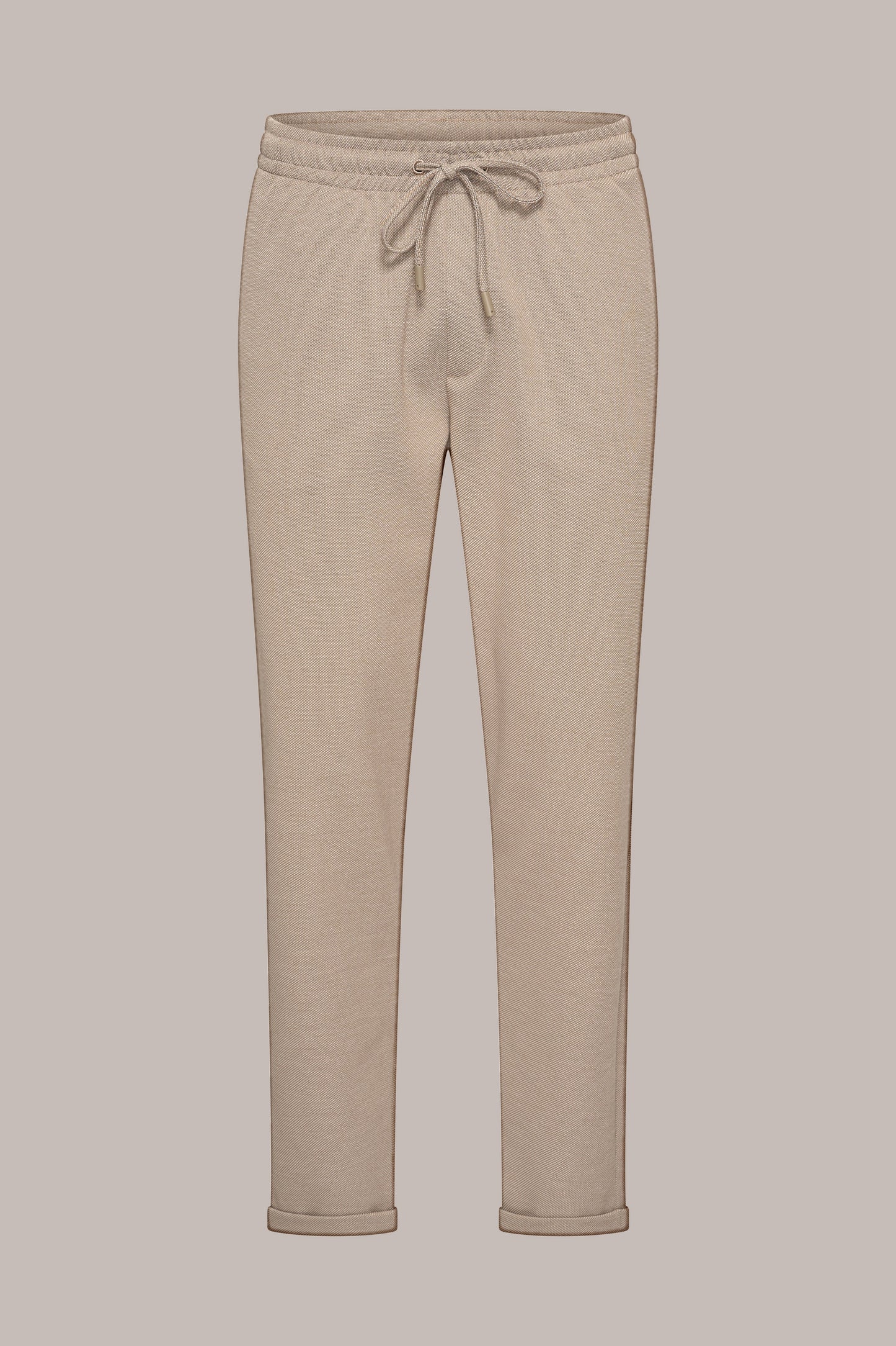 MAESON Knitted Jogg Pants Desert Beige — vooraanzicht