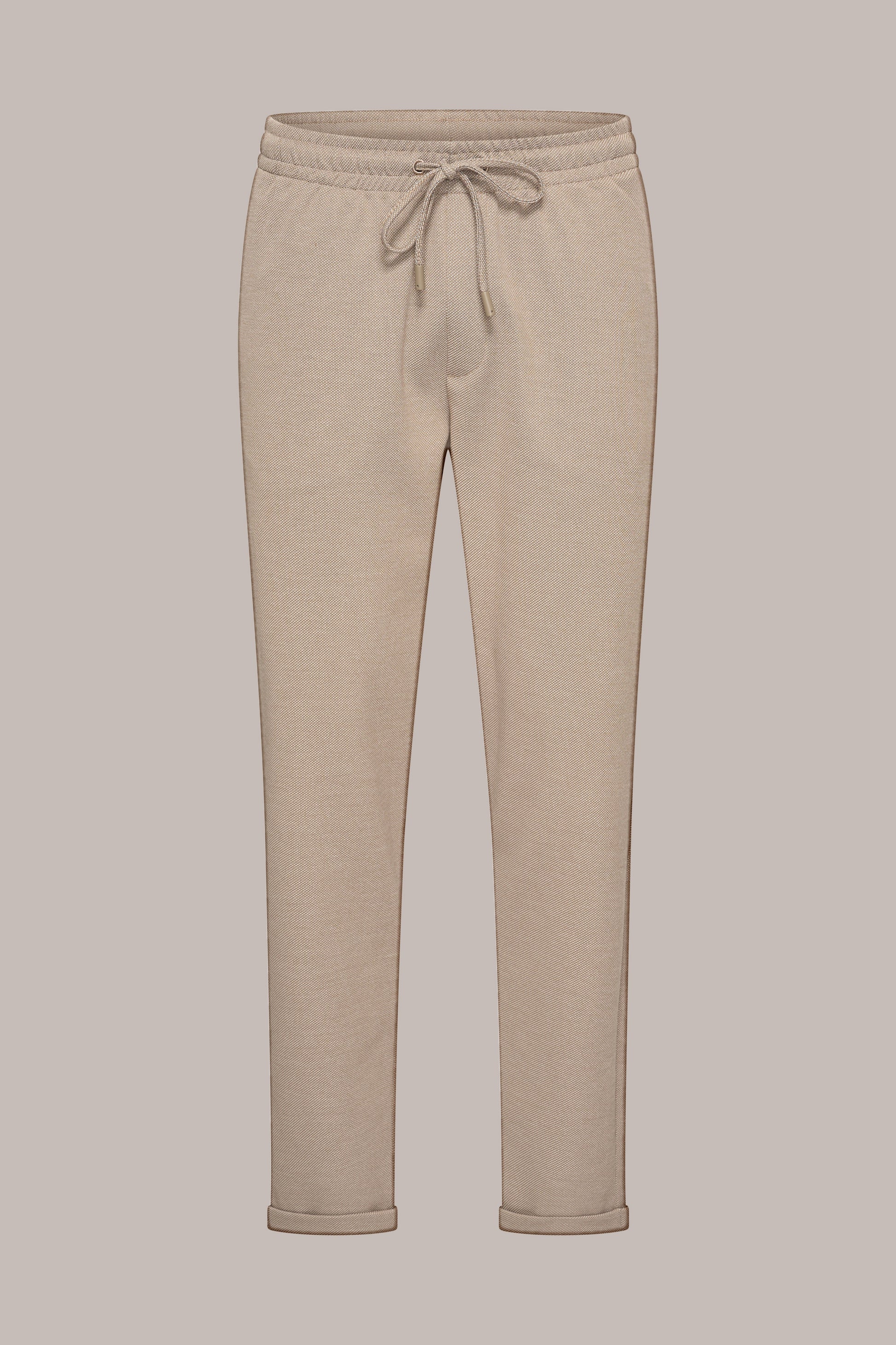 MAESON Knitted Jogg Pants Desert Beige — vooraanzicht
